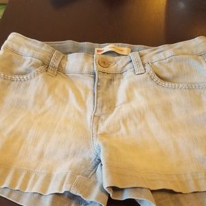 🧡 Girl's Levi's light blue denim shorts